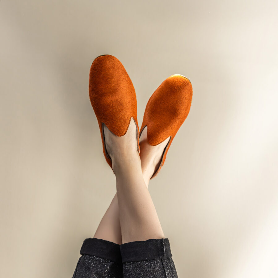 Mocassins slippers · orange éclat – Image 3