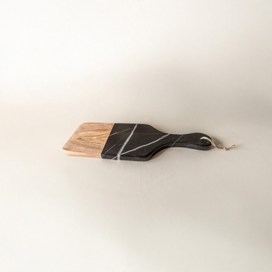 Planche apéritive · Marbre noir berbère & bois d’olivier – Image 4