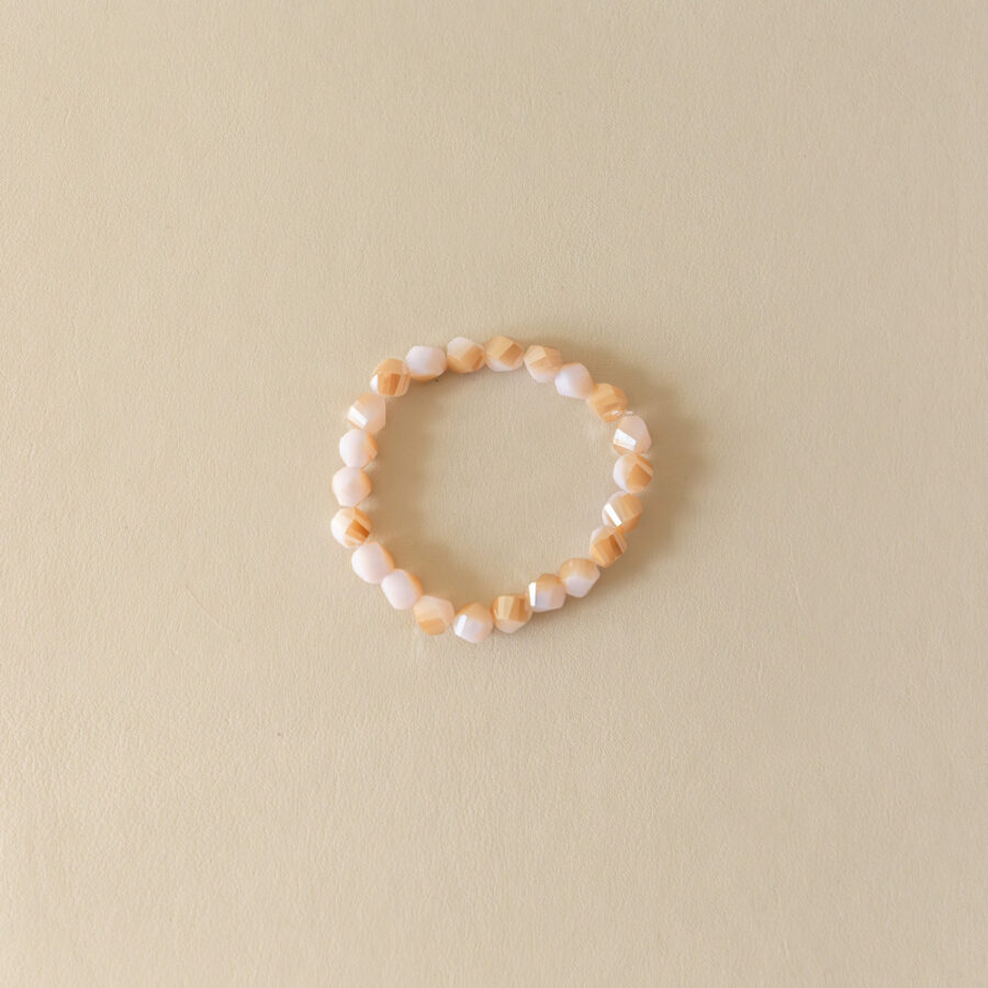 Bracelet cristal · beige nude marbré – Image 2