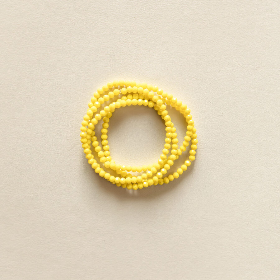 Bracelet cristal · jaune · À l’unité ou en lot – Image 2