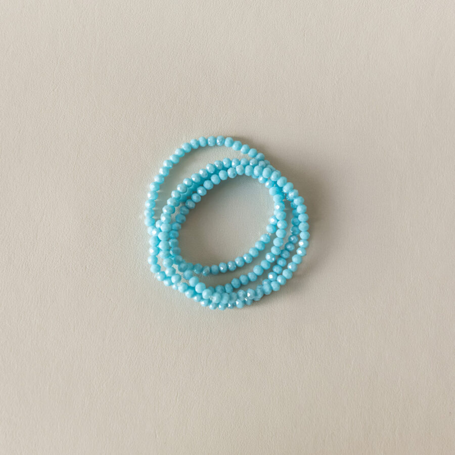 Bracelet cristal · bleu ciel · À l’unité ou en lot
