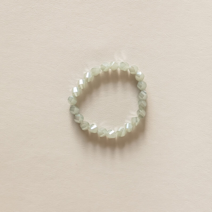 Bracelet cristal · vert opalin