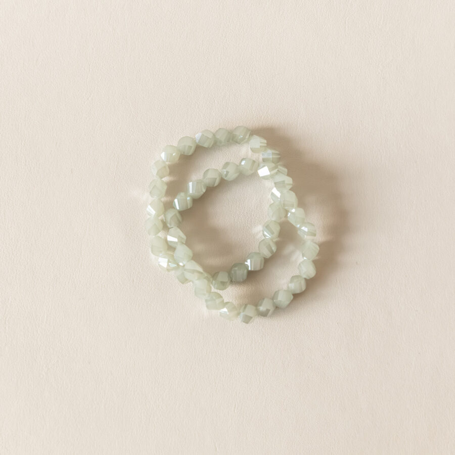 Bracelet cristal · vert opalin – Image 2
