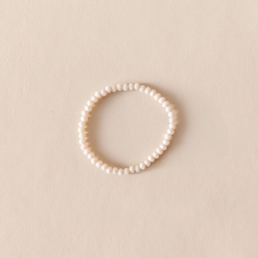 Bracelet cristal · blanc doux · À l’unité ou en lot