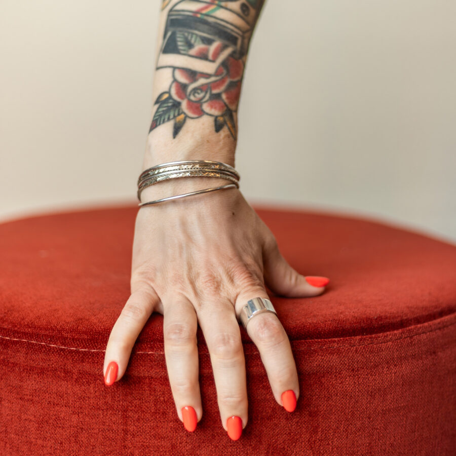 Bracelet · joncs lisses en argent 925 • À l’unité ou en lot