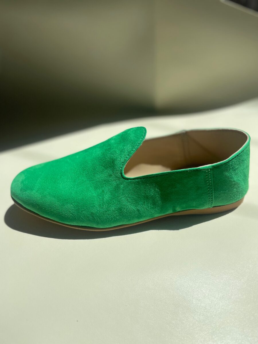 Mocassins slippers · daim vert – Image 3