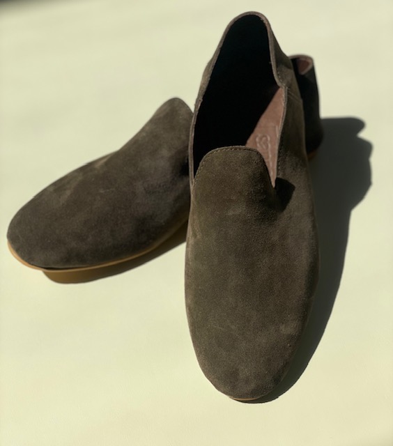 Mocassins slippers · daim marron
