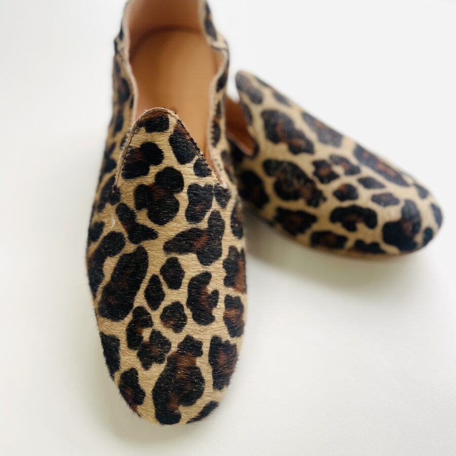 Mocassins slippers ·  léopard · EDITION LIMITEE